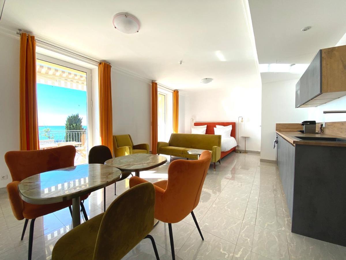 Villa l'ensoleillée vue panoramique mer, 250 m de la plage et du centre ville Menton Exterior foto