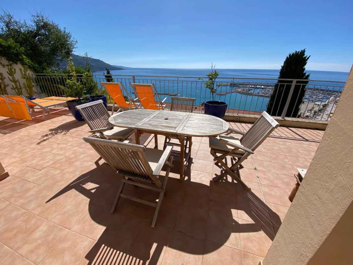 Villa l'ensoleillée vue panoramique mer, 250 m de la plage et du centre ville Menton Exterior foto